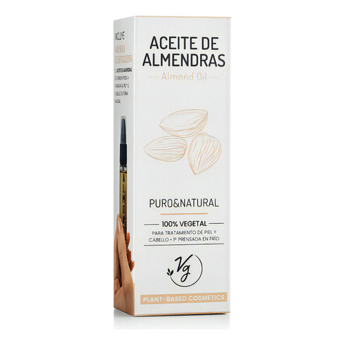 Vgreen Aceite De Almendra Puro Natural Hidrata 30ml