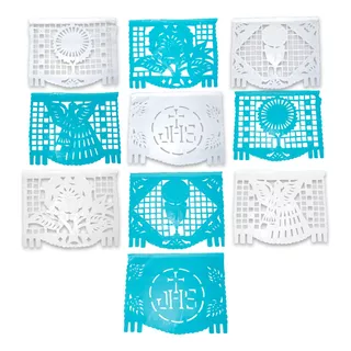 Papel Picado - Enramada De Plástico Religioso