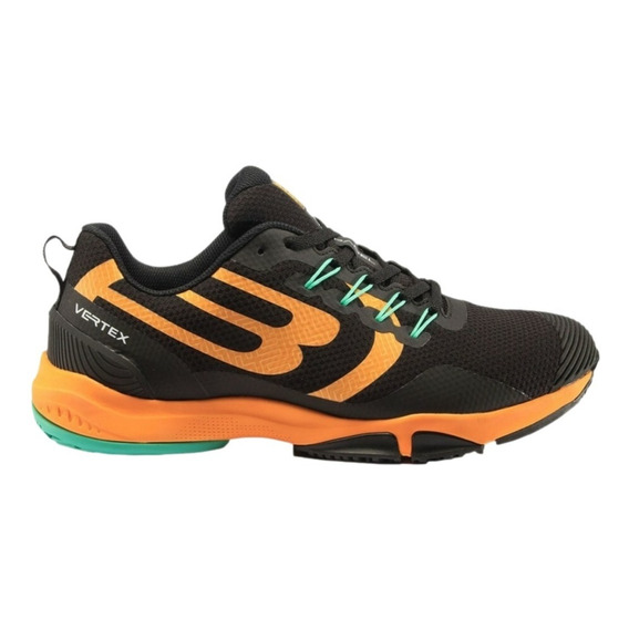 Zapatillas Tenis Bullpadel Vertex Negro Naranja Hombre 