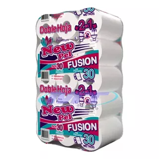 Bolson Papel Higienico Doble Hoja Blanco Premium Fusión X30