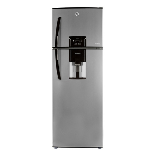 Heladera inverter no frost GE Appliances HGE455M silver con freezer 406L 220V