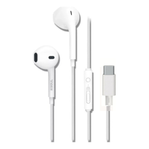 Auricular Soul Tipo C Manos Libres S389 Para Samsung Color Blanco