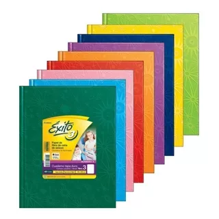 Cuaderno Exito E3 ( Abc ) Tapa Dura  Rayado X 50 Hs Pack X 5