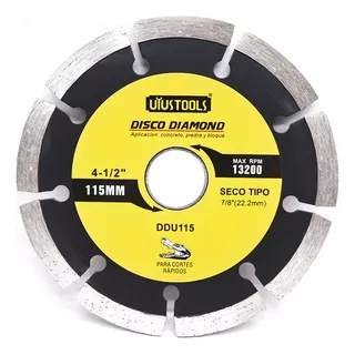 Disco Diamantado 4 1/2  Uyustools Ddu115