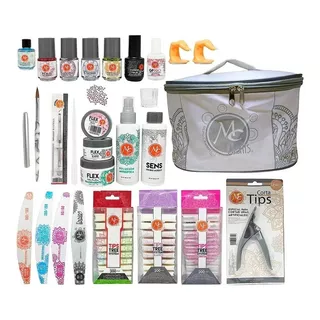 Kit Profesional Para Uñas Acrílicas  Pro 27 Piezas Mc Nails 