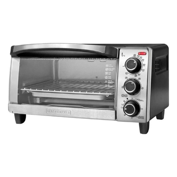 Horno Eléctrico Black+decker To1755 Convección 4 Rebanadas Color Plateado/Negro