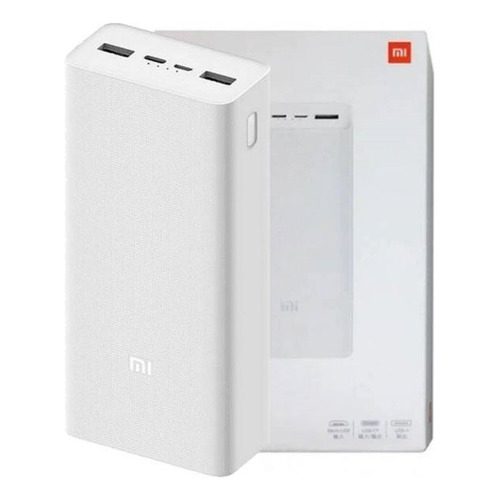 Xiaomi Power Bank 3 30000mah Versión Carga Rápida // T. Ofic Color Blanco