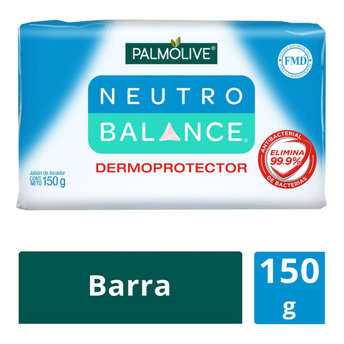 Jabón En Barra Palmolive Neutro Balance Antibacterial 150g