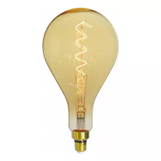 Lâmpada Led Vintage Giant Gota Retrô 4w Âmbar E27 Taschibra Cor Da Luz Branco-quente 110v/220v