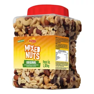 Super Mix De Nuts Castanha Amedoim Amêndoa Rico Em Fibra 1kg
