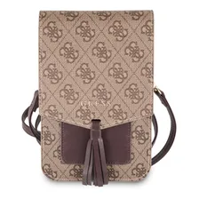 Bolso Cartera Billetera Guess Saffiano Con Fleco Para Celular-Beige Bolso Cartera Billetera Guess Saffiano Con Fleco Para Celular-Beige