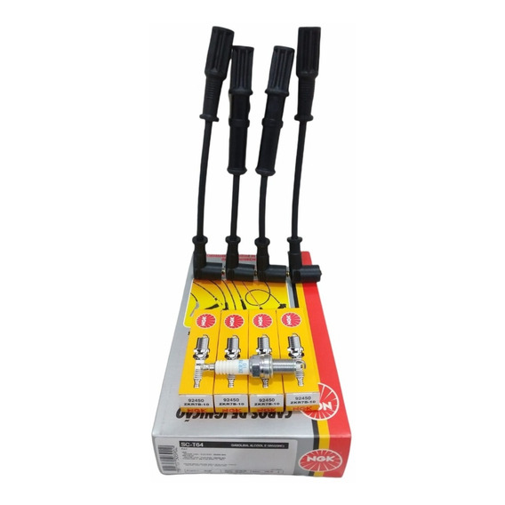 Juego Cables Y Bujias Ngk Fiat Grand Siena 1.4 8v Fire Evo