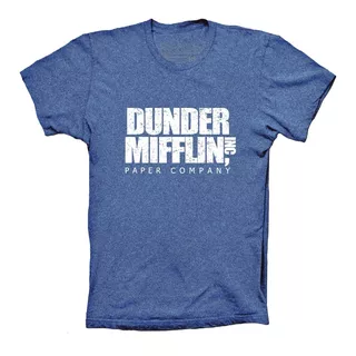 Dunder Mifflin Playera The Office Series De Tv Efecto Retro