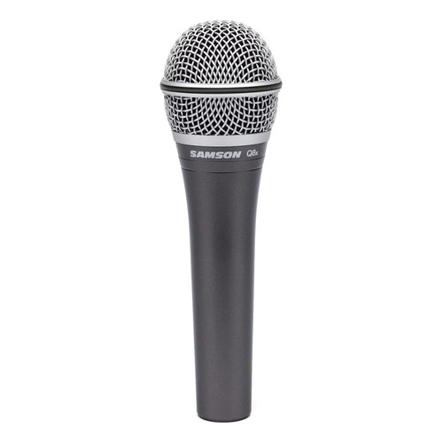 Microfono Samson Q8x Supercardioide Dinamico Con Estuche Color Gris oscuro