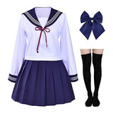 Disfraz Escolar Japonés Sailor Uniforme Anime