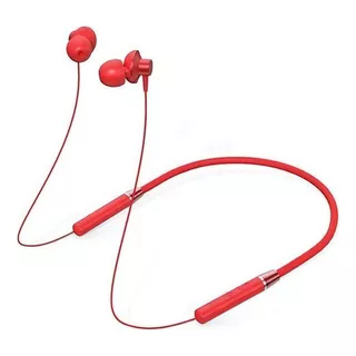 Auriculares In-ear Inalámbricos Lenovo Bluetooth He05 Rojo Con Luz Led