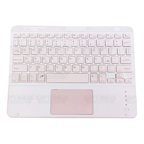 Keyboard + Mouse Touchpad Bluetooth Para Pc Tablet Celular