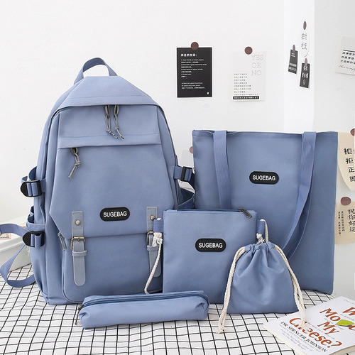 Mochila escolar Genérica Backpack Kit color azul