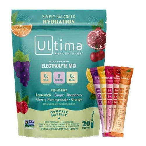 Ultima Replenisher Electrolitos Y Minerales En Polvo Keto