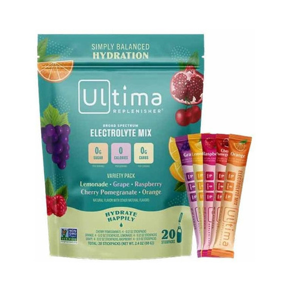 Ultima Replenisher Electrolitos Y Minerales En Polvo Keto