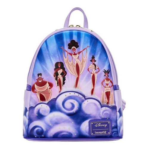 Loungefly Disney Hercules Muses Clouds Mini Backpack Color Lila