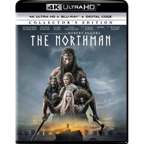 El Hombre Del Norte The Northman Pelicula 4k Uhd + Blu-ray 
