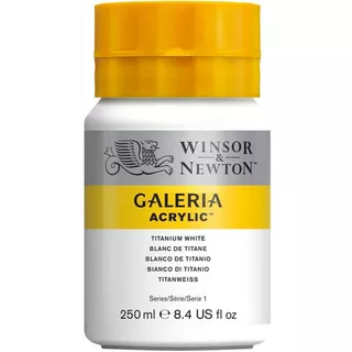 Tinta Acrílica Galeria Winsor & Newton 250 Ml 644 Titaniu Cor Branco/titânio