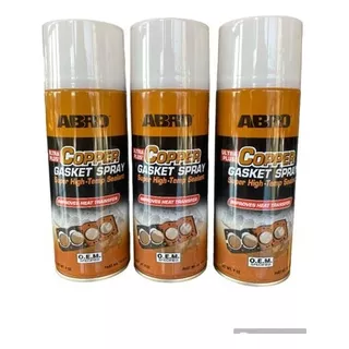 Pack 3  Gasket Cooper Cobre En Spray Para Empaquetadura Abro