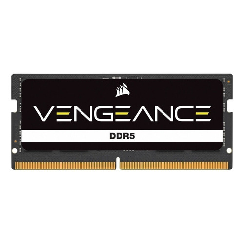 Memoria RAM Vengeance gamer color negro 32GB 1 Corsair CMSX32GX5M1A4800C40