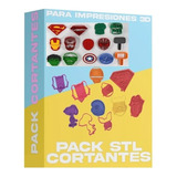 Pack Archivos Stl Cortantes Reposteria Figuras Moldes