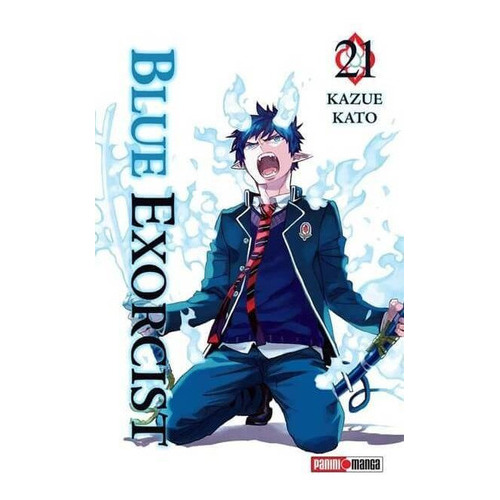 Panini Manga Blue Exorcist N.21, de Kazue Kato. Serie BLUE EXORCIST, vol. 21. Editorial Panini, tapa blanda en español, 2019