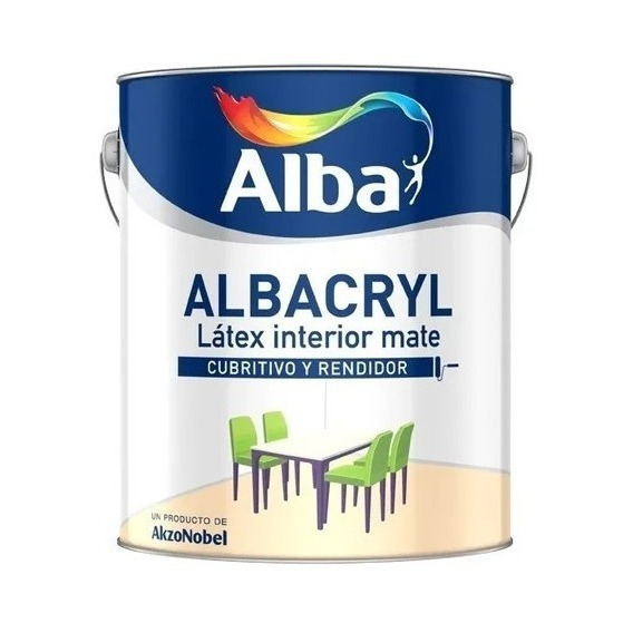 Albacryl Pintura Latex Interior Blanco Mate X 20 New Life