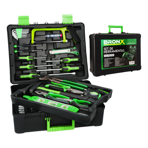 Set Juego Herramientas Maletin Branx 112 Pzas Cromo Vanadio