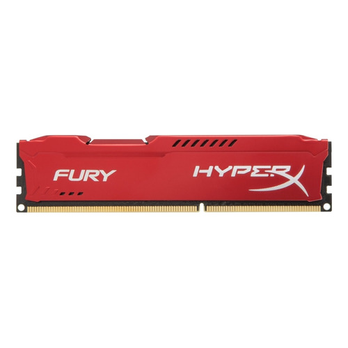 Memoria RAM Fury gamer color rojo  8GB 1 HyperX HX316C10FR/8