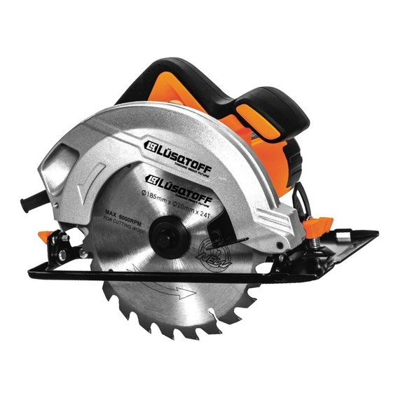 Sierra Circular Lüsqtoff Naranja/negro 220v 1500w 50hz Nuevo