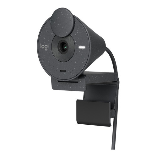 Webcam Logitech Brio 300 Grafito 2mp 30fps Grafito