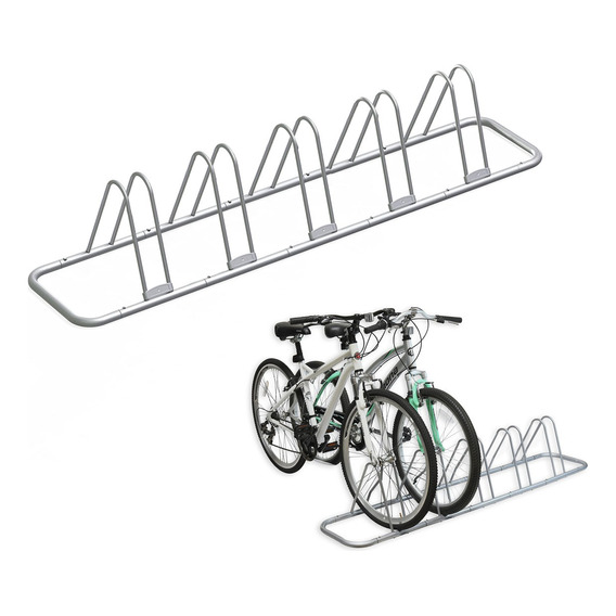 Estantes Ajustables,soporte De Estacionamiento P/5 Bicicleta