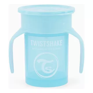 Vaso 360 Twistshake - Vaso De Entrenamiento Niños 230 Ml Color Azul Pastel Liso