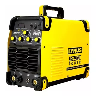 Máquina De Solda Inverter Lynus Lis-250al Amarela E Preta 50hz/60hz 220v