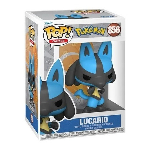 Figura De Acción Pokémon Lucario De Funko