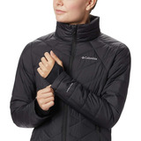 Chompa Columbia Heavenly - Omni Heat - Negra Talla S Mujer