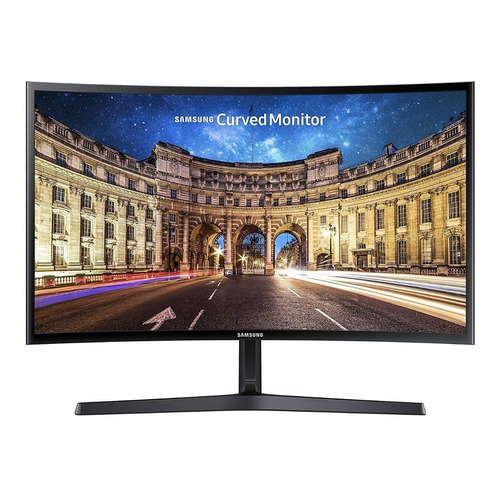 Monitor gamer curvo Samsung C24F396FH LCD 24" black high glossy 100V/240V