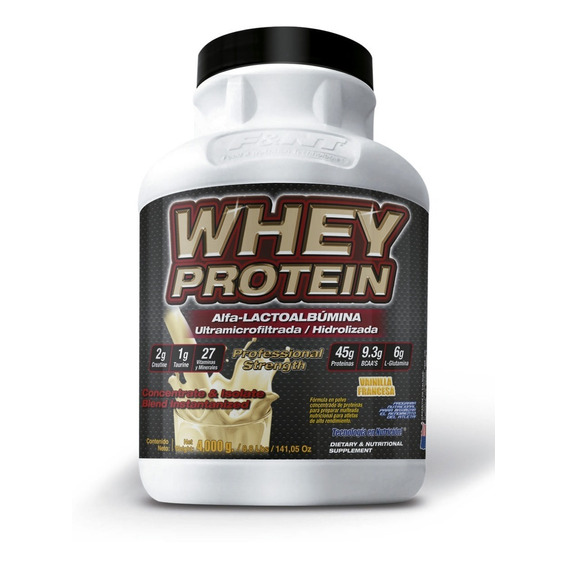 Whey Protein 4,000 Gr Proteina De Suero De Leche F&nt 