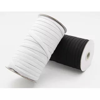 Elastico Blanco 1 Cm De Ancho Rollo De 100 Metros