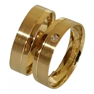 Par Alianças Ouro 18k 3 Mm 4 Gramas Diamantes Casamento!