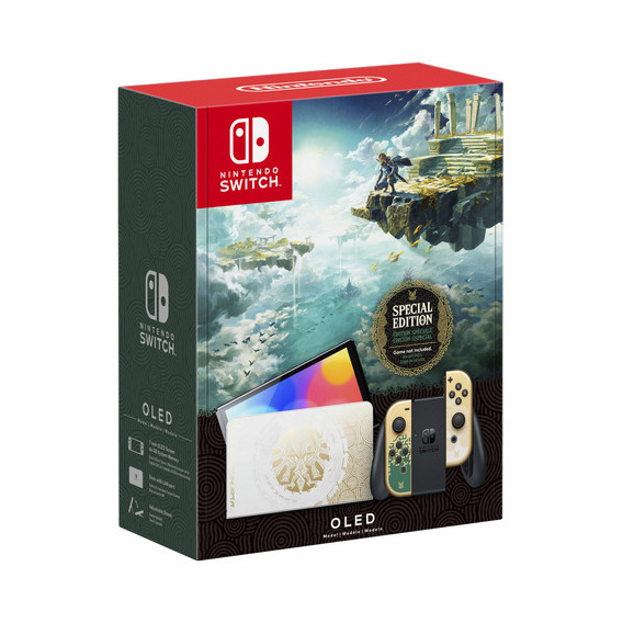 Nint Swit Oled Th Legend Of Zelda: Tears Of The Kingdom 64gb Color Dorado