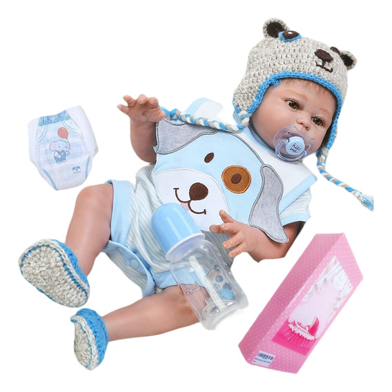 20 Lifelike Reborn Baby Boy Dolls Silicone Full Body