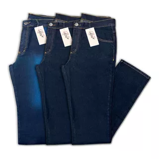 Kit 3 Calças Jeans Masculina Com Lycra.