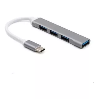 Hub Multipuerto Usb Tipo C  3.0 4 Puertos Pc Laptop 