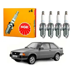  Jogo Velas Ngk Escort 1.6 Cht 1985 A 1996
